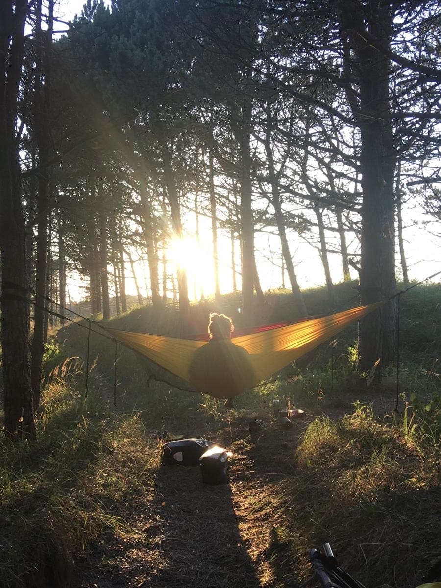 Panoramablick von Berggipfel